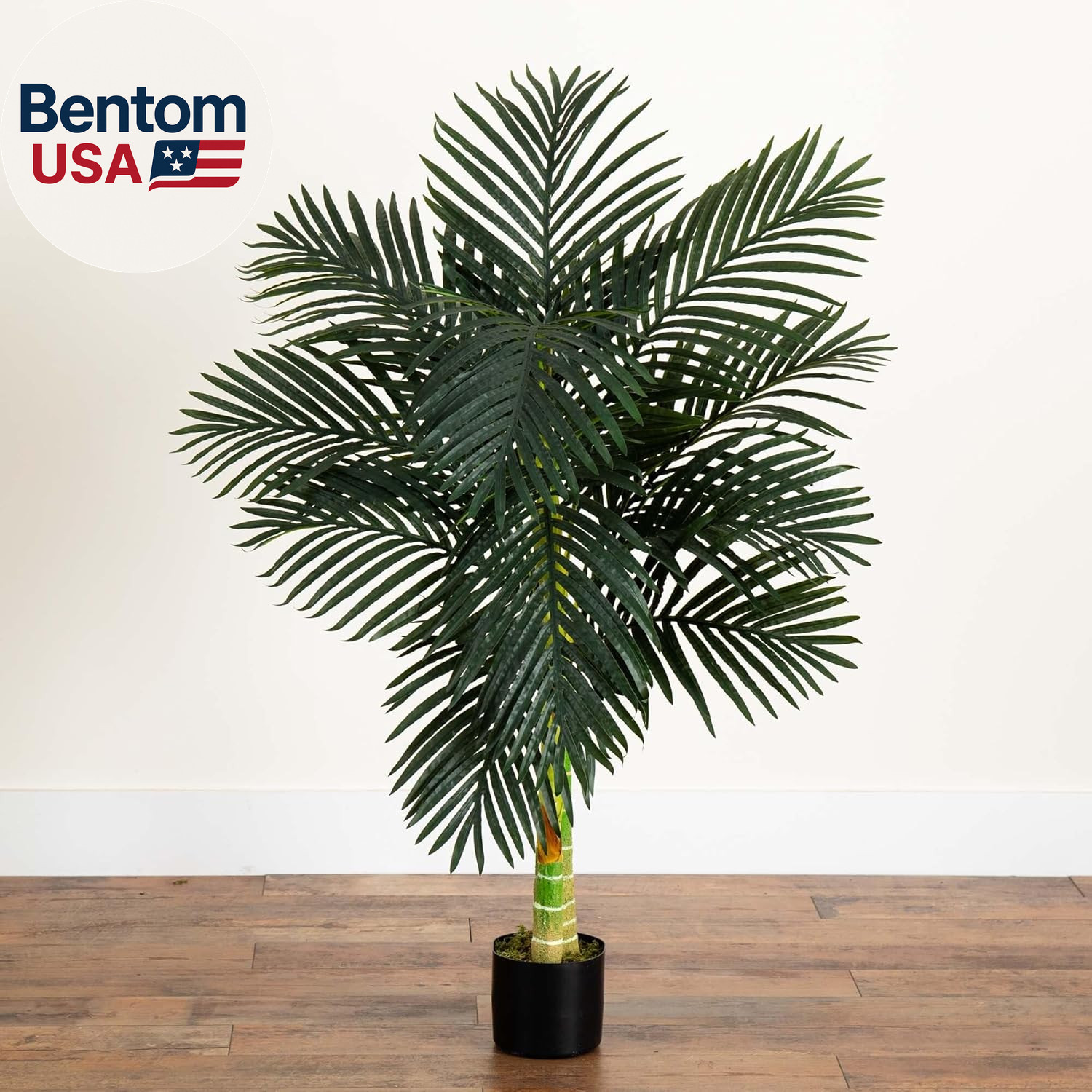 4Ft Golden Cane Palm Artificial Tree