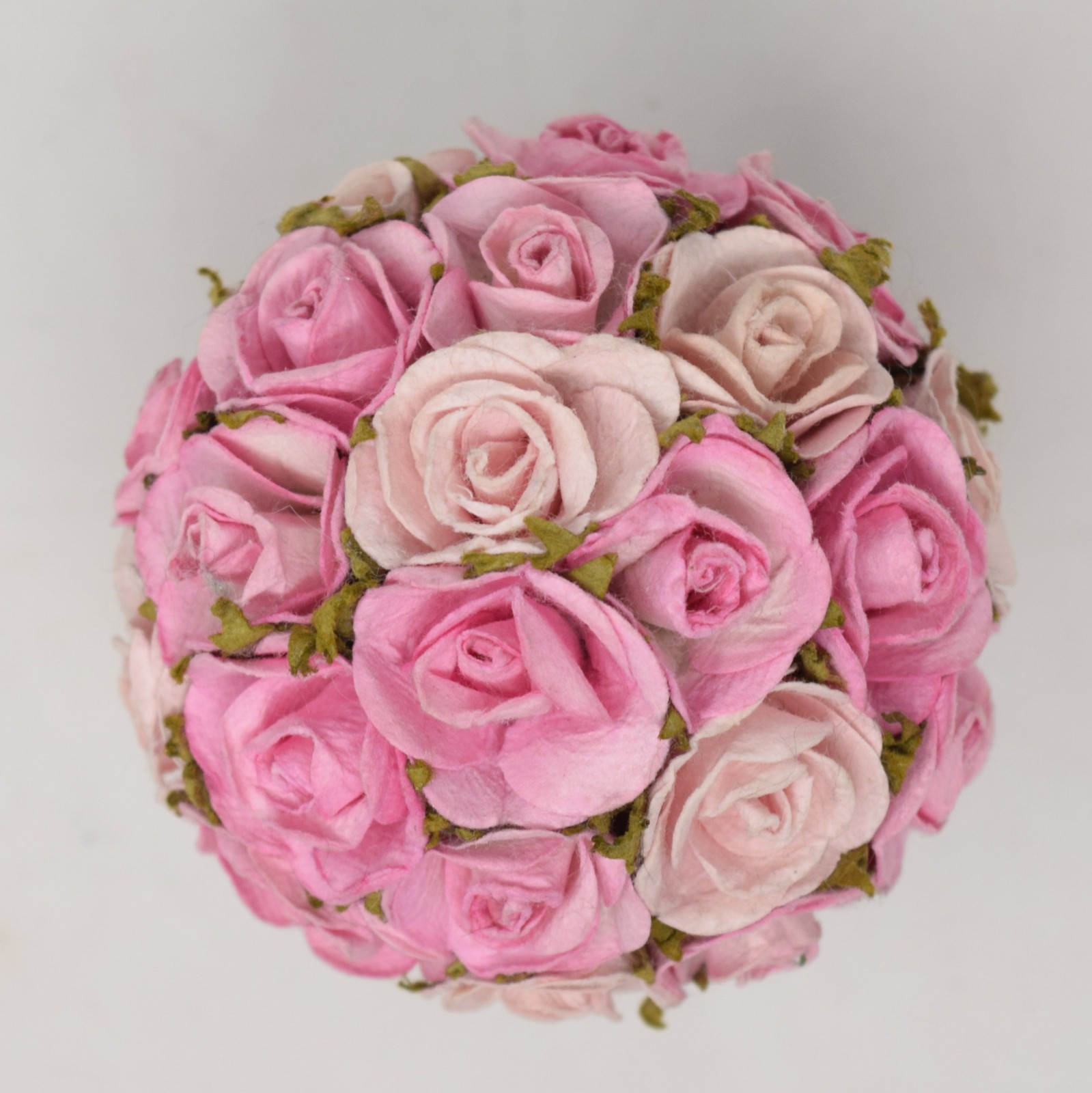 Rose Floral Cupcake Trinket Gift Box Flower Pot Fabric Cardboard Hidden Storage