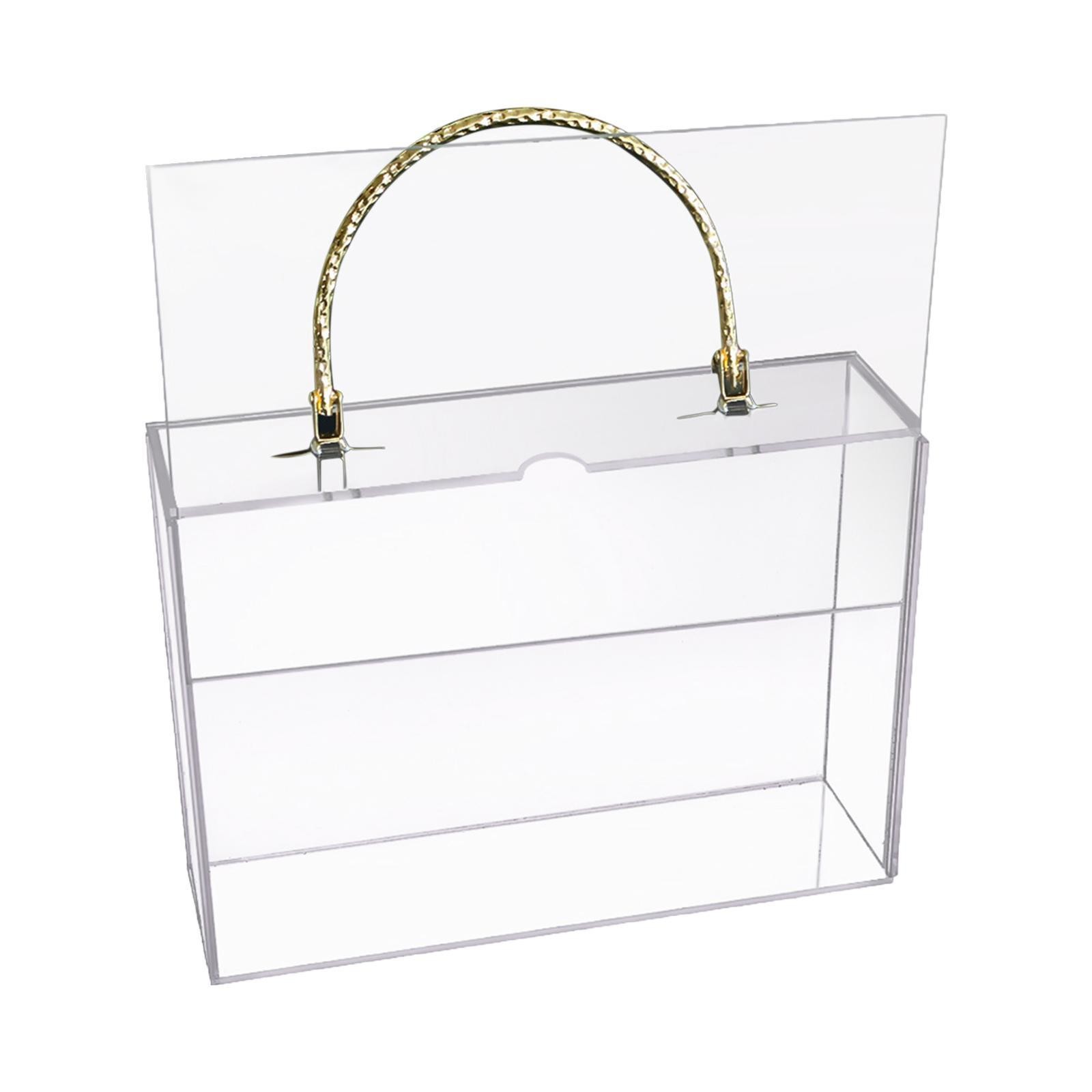 Clear Acrylic Flower Box Gift Box Shadow Box Transparent Flower Arrangement Box