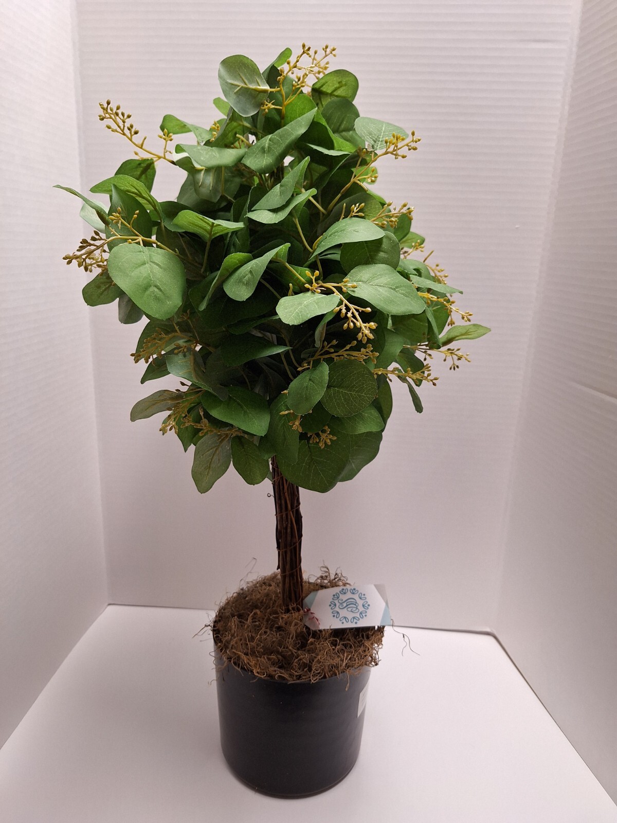 Beautiful Large Faux Topiary in Plastic Liner 27″ x 15″ Perfect for Year Round!