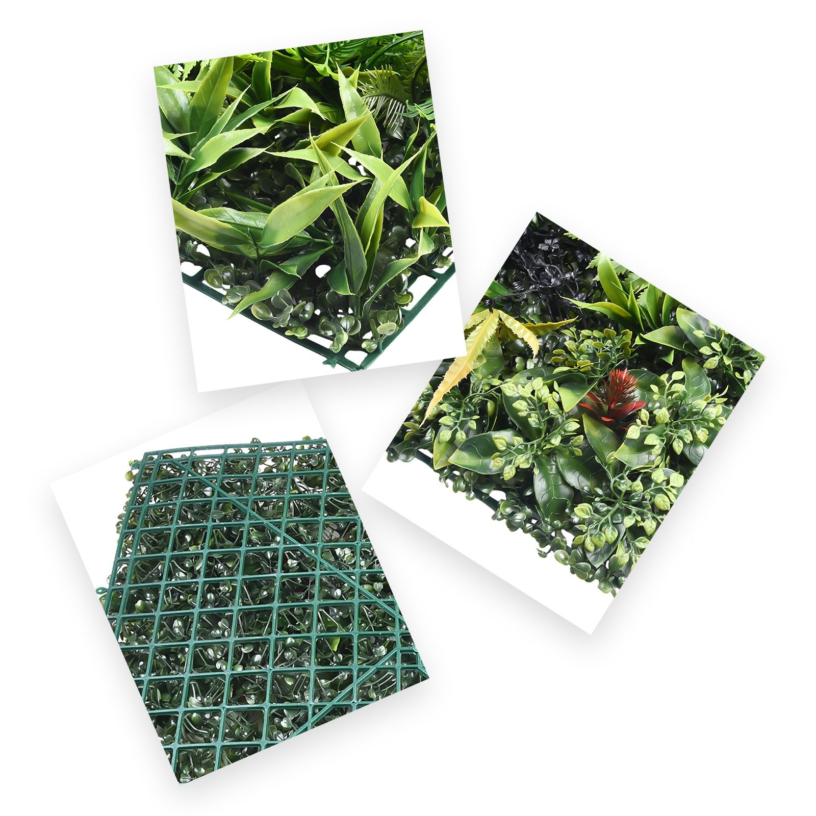 Create a Welcoming with Artificial Green Grass Square Plant