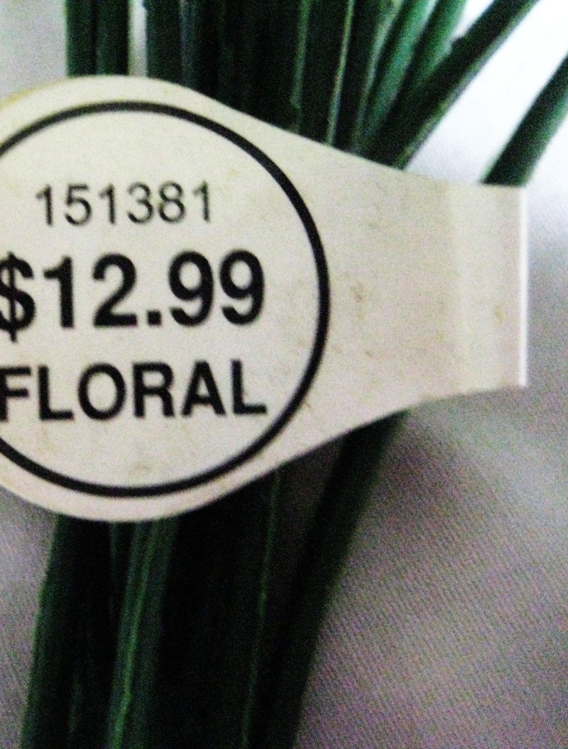 Hobby Lobby artificial flowers` 2 bunches with tag # 151381 mixed species colors
