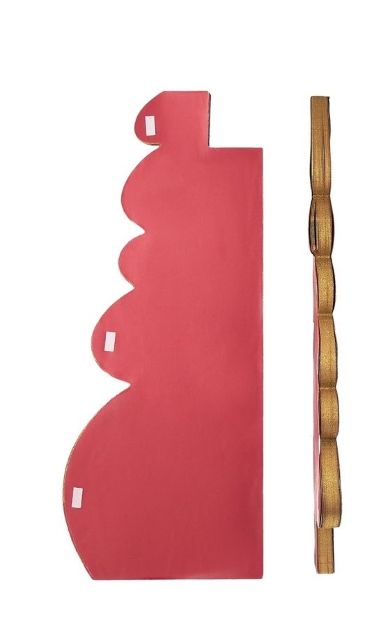 47” Tall Large Christmas Cardboard Tree Honeycomb 3D Red New Sturdy VTG Style