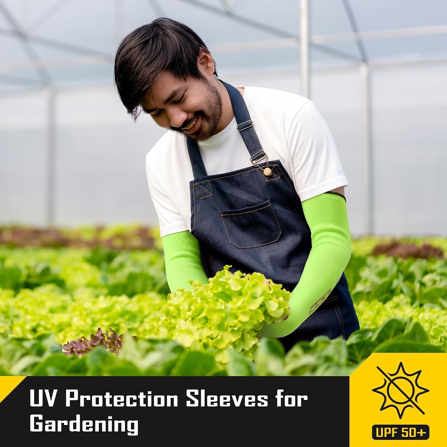 3 Pairs 14/18in A4 Cut Resistant Sleeves with Thumb Hole, UV Sun Protection A…