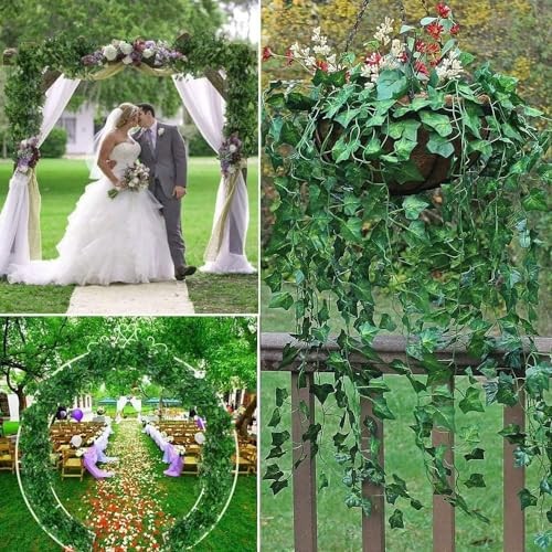 Fake Vines for Room Decor 48PCS Artificial Ivy Garland with Clip 336ft 48 Pack