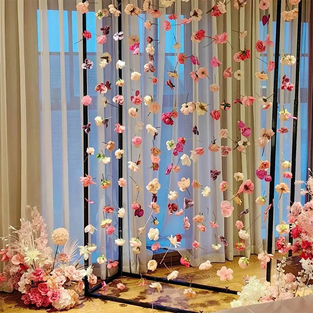 20Pcs Artificial Flowers DIY Garland Kit for Wedding Arch Backdrop Home Decorate