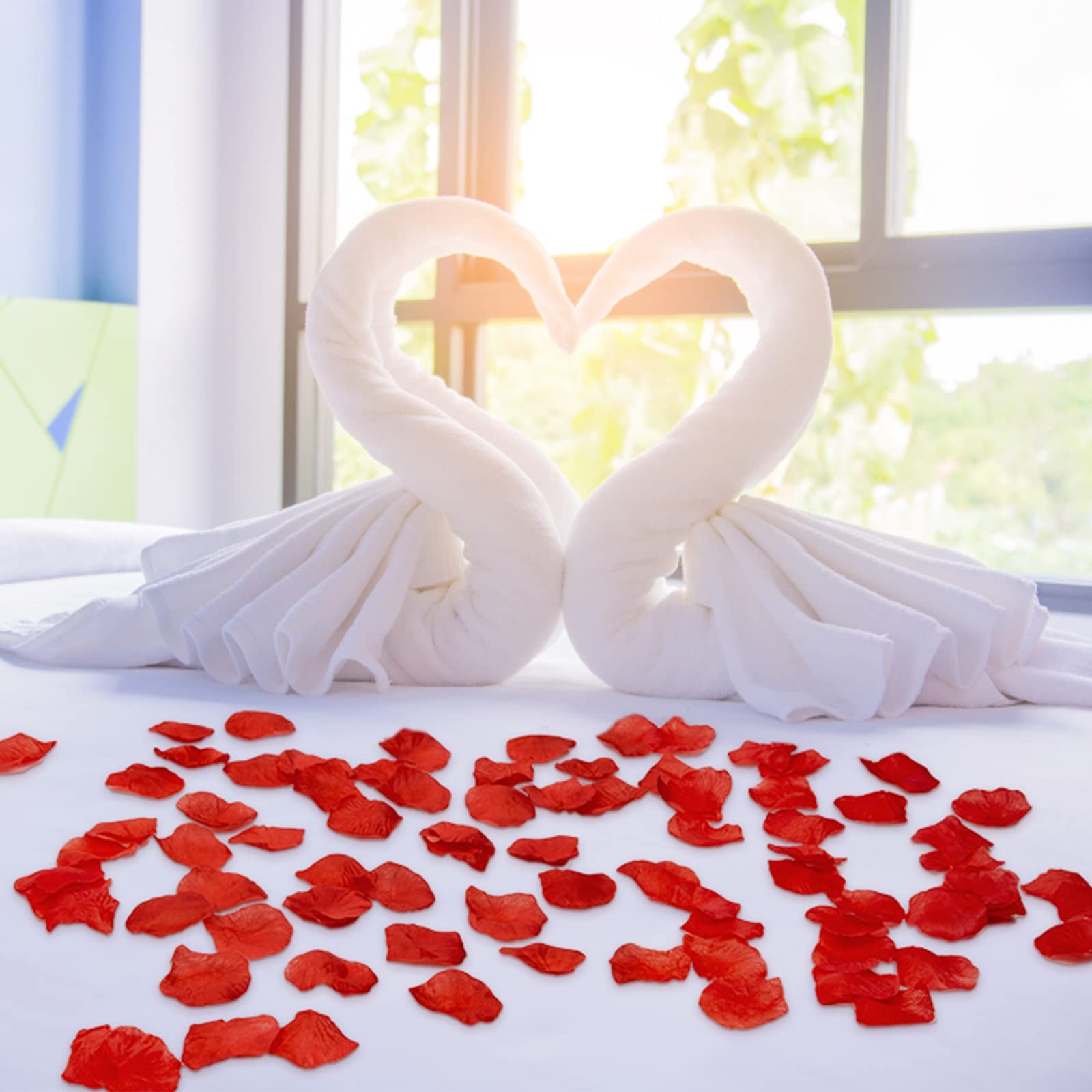 Rose Petals 5000 PCS Red Artificial Flower for Valentine’s Wedding Decor