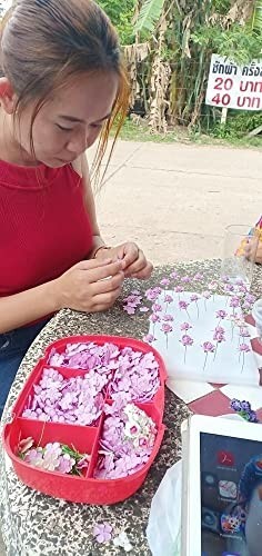 100 PCS Mini Mulberry Paper Roses 15-18mm Mixed Pink for Scrapbooking Wedding