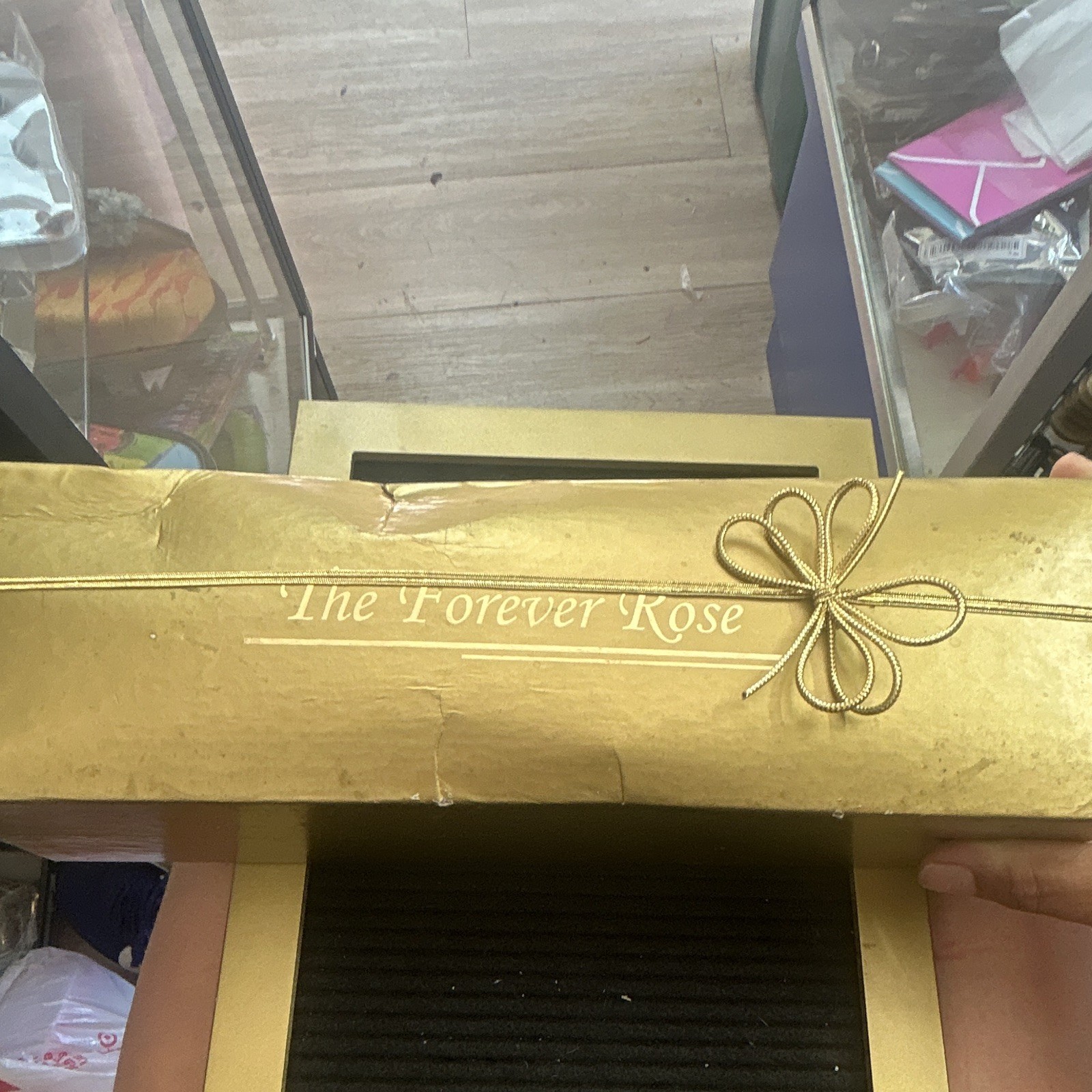 The Forever Rose 24K Gold Dipped Real Rose Single Stem Metal Flower, Gold