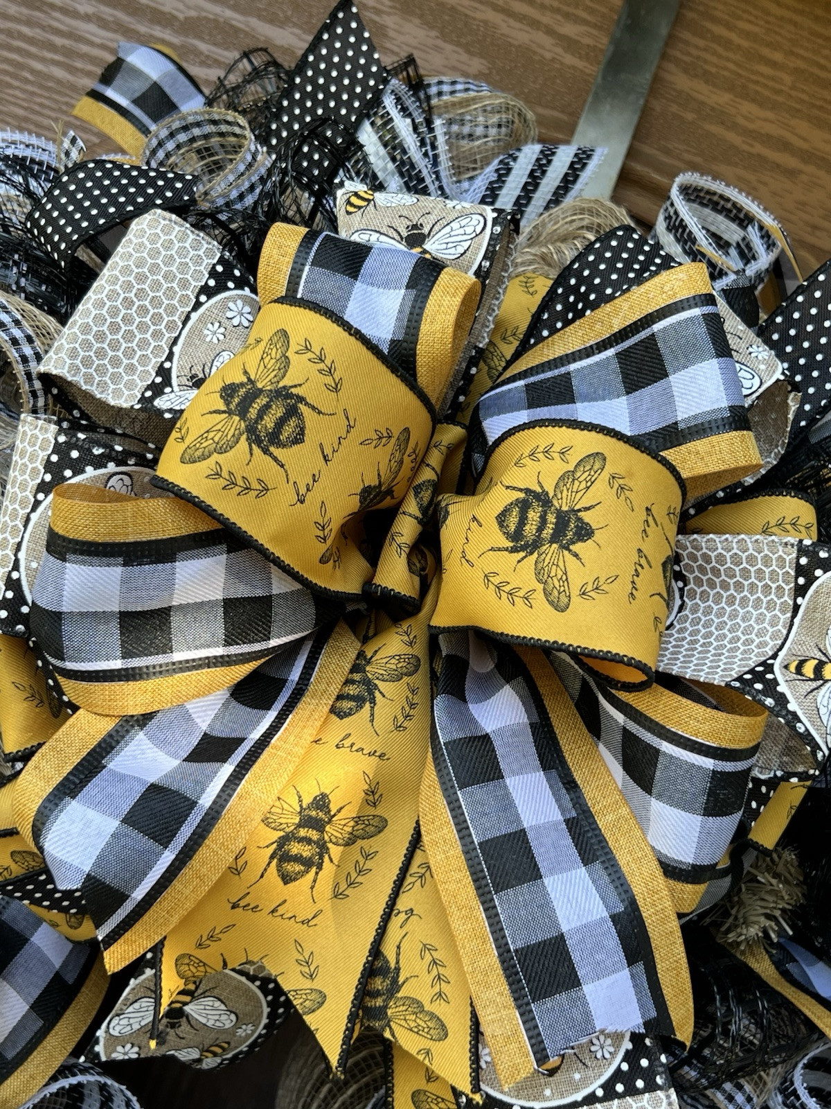Wreath| Welcome Front Door Wreath| Home decor | | Bee