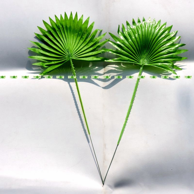 40cm 20pcs Lifelike Artificial Palm Coconut Plant Leaf Branch Home Decor Green