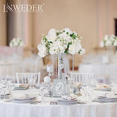 Flowers Balls for Centerpieces: 10 PCS 14.2″ Diam 14.2″ Diam – 10 PCS White