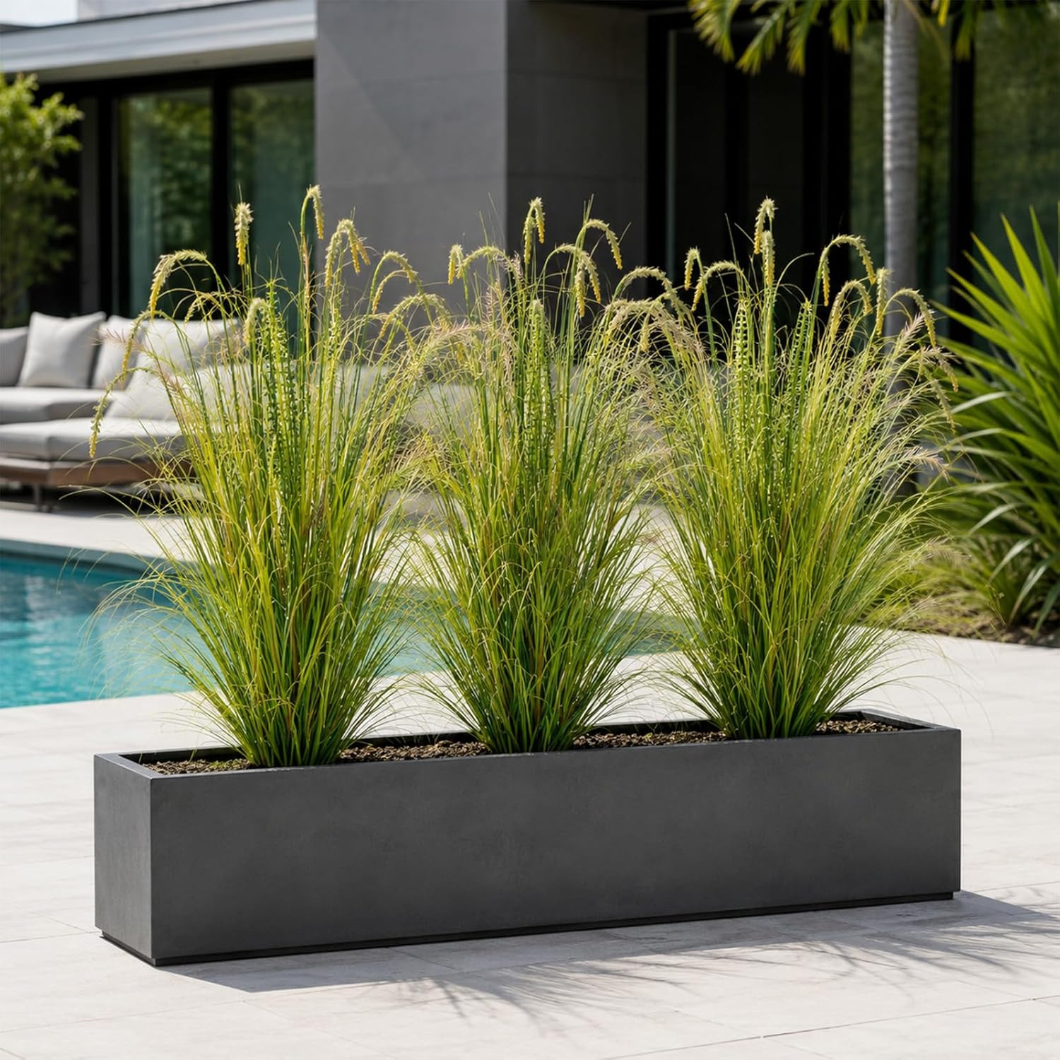 4FT Artificial Reed Grass – Indoor/Outdoor Faux Plant for Home & Office Decor