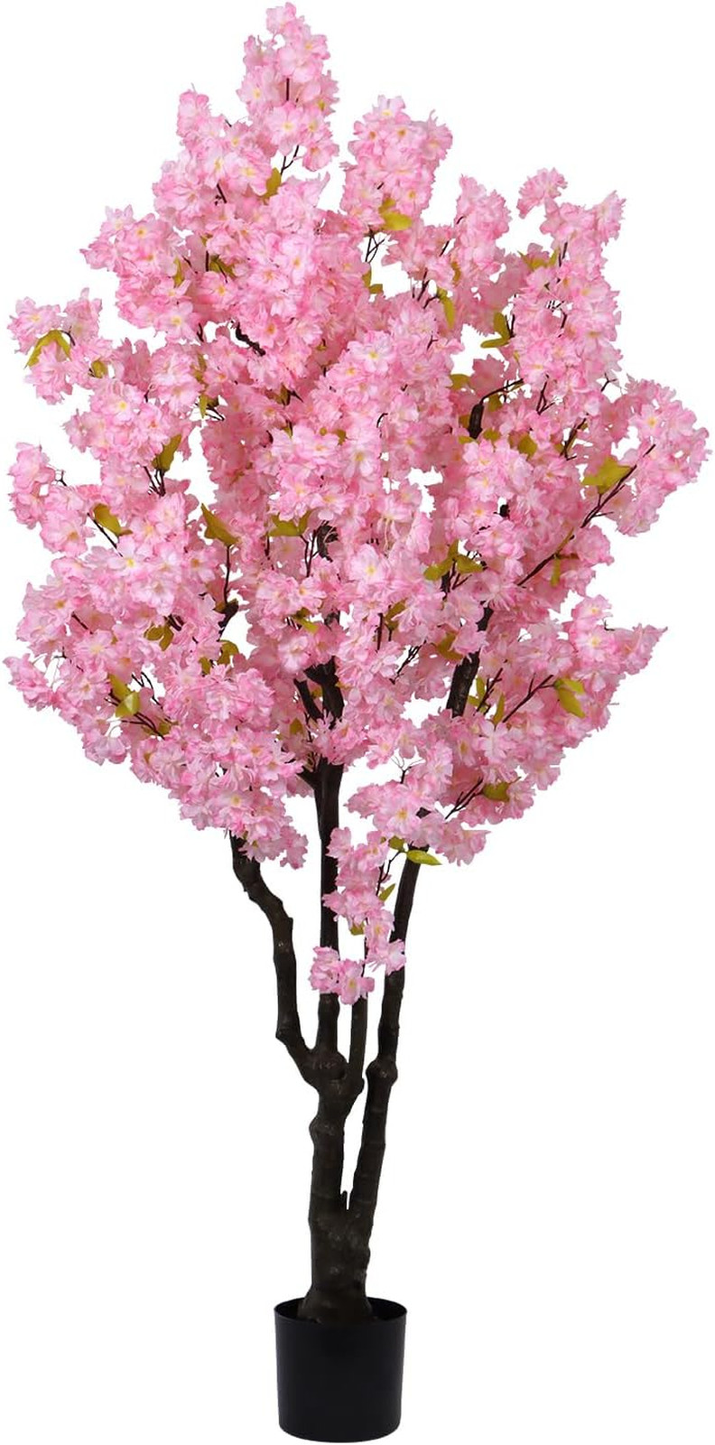6Ft Tall Cherry Blossom Artificial Tree, Handmade Light Pink Cherry Tree, Fake F