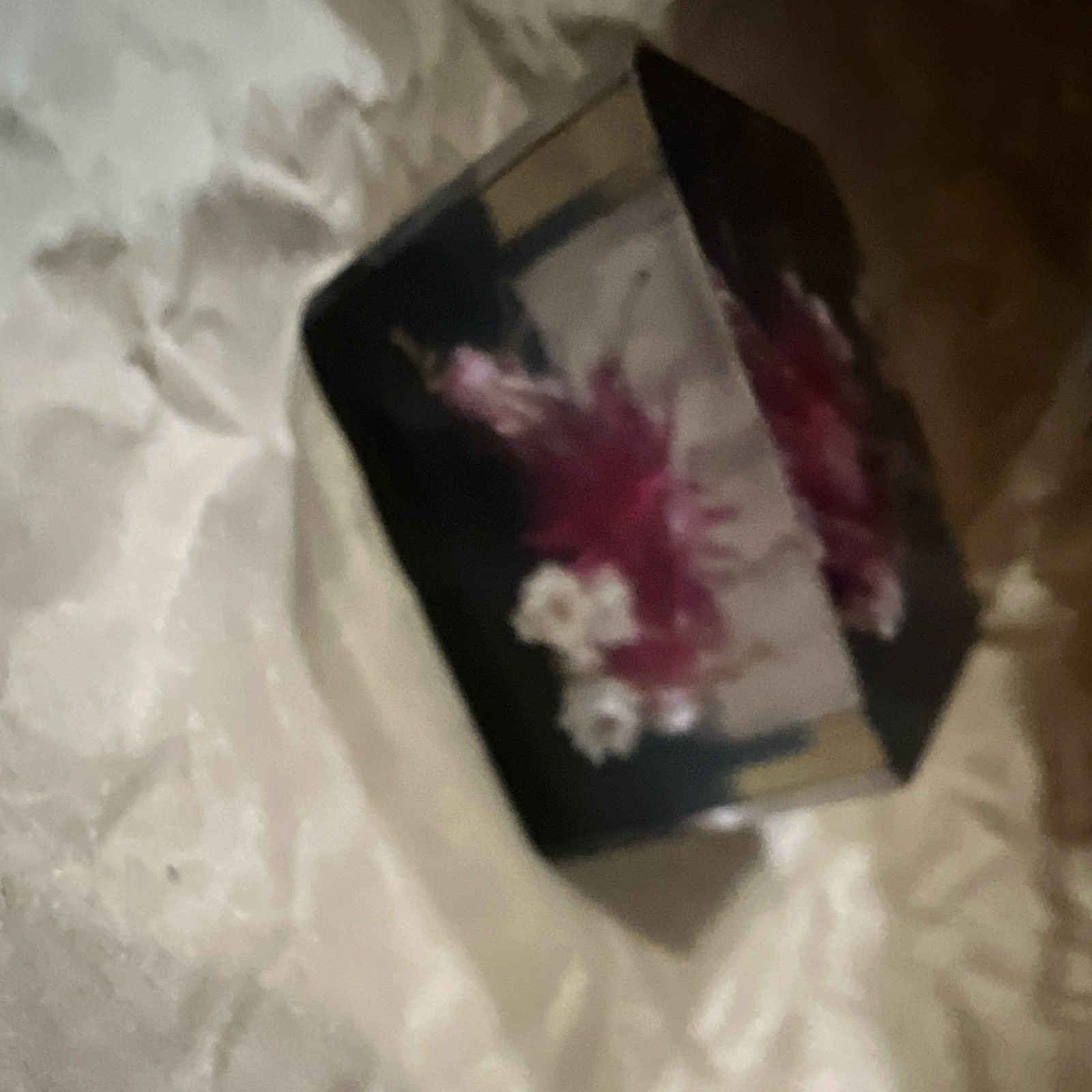 Black Pink White Floral