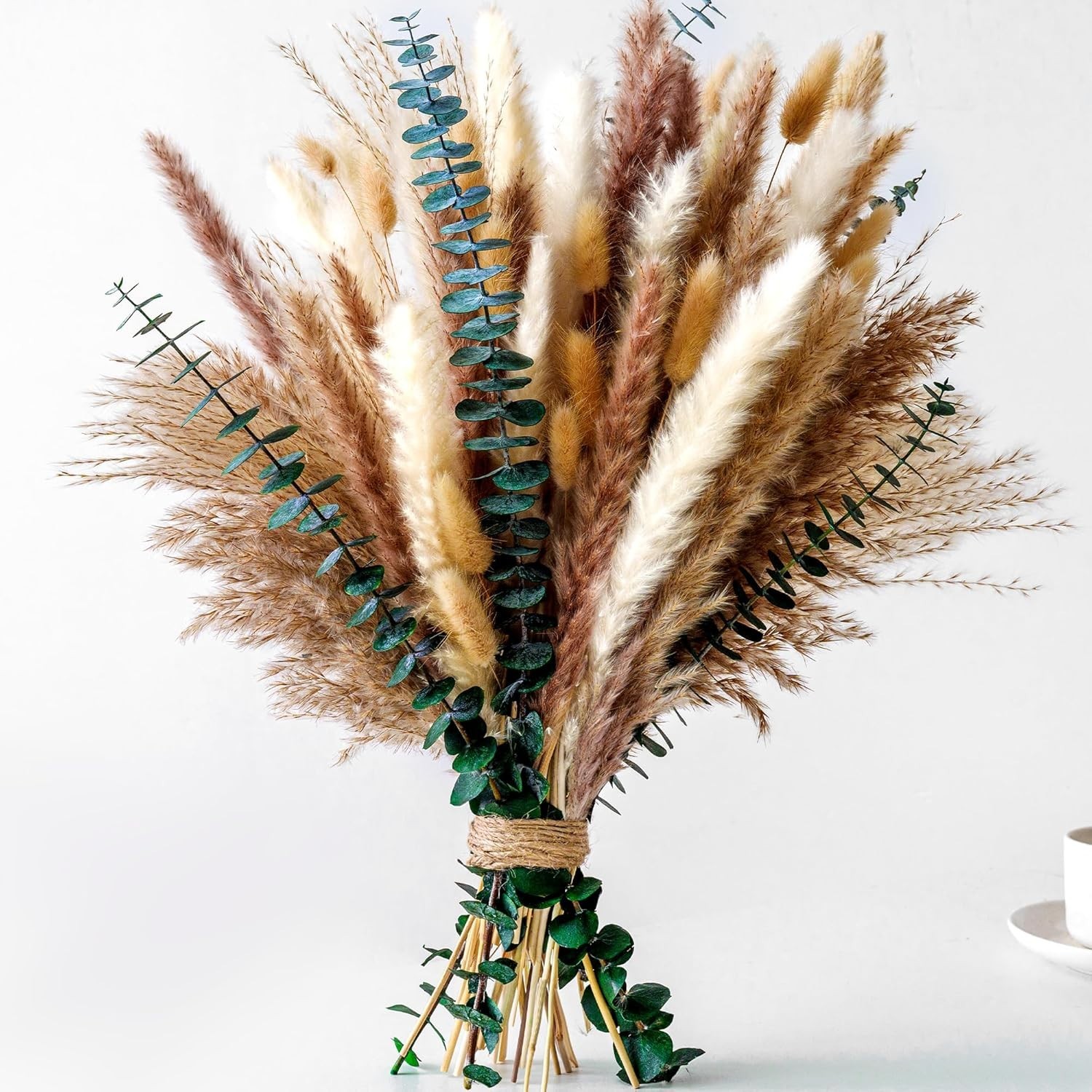 Pampas Grass Decor Dried Flower Bouquet Boho Centerpieces for Tables Floors