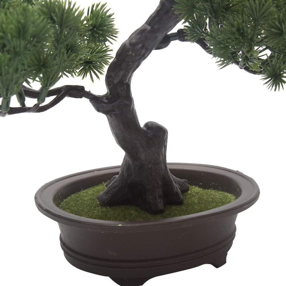 Artificial Bonsai Pine Tree Plastic Simulation Potted Plant DIY Decorative Bo…