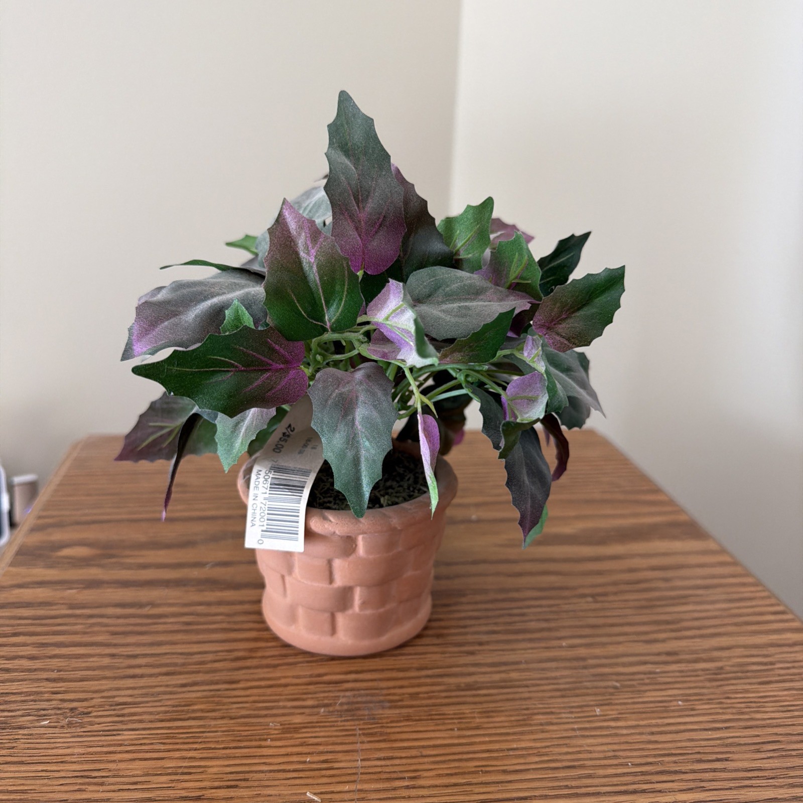Nature’s Garden Artificial Flowers in Clay Basket