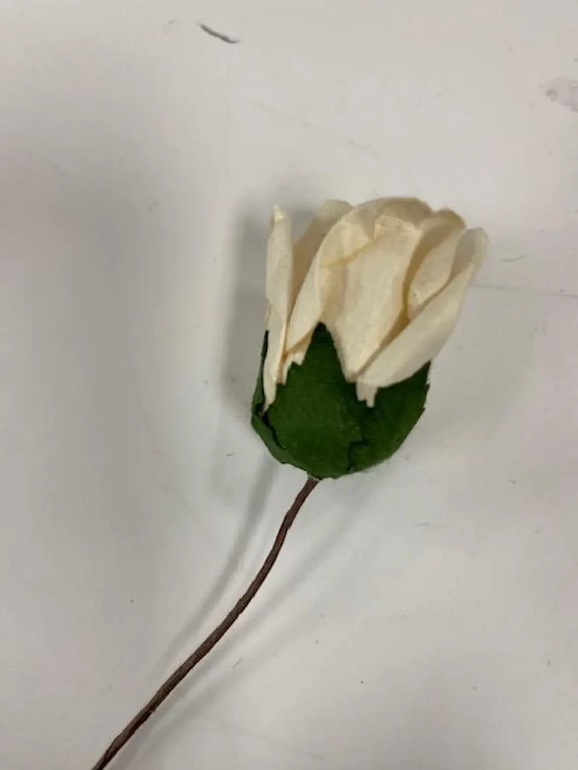 Vintage Faux Cream Rose Buds