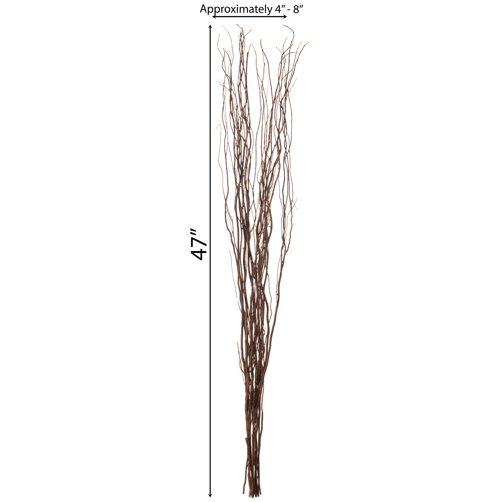 Decorative Dry Branches Authentic Willow Sticks for Home Decoration, Vase Filler