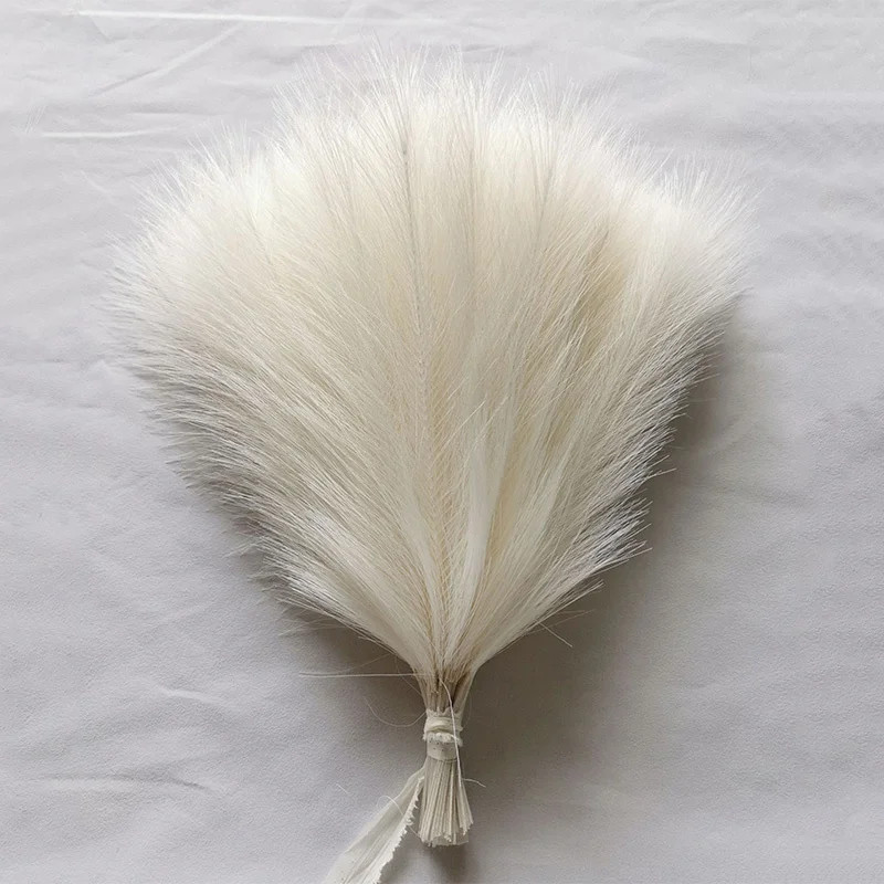 15pc Artificial Pampas Grass Fake Flower Simulated Reed Bouquet for Home Wedding
