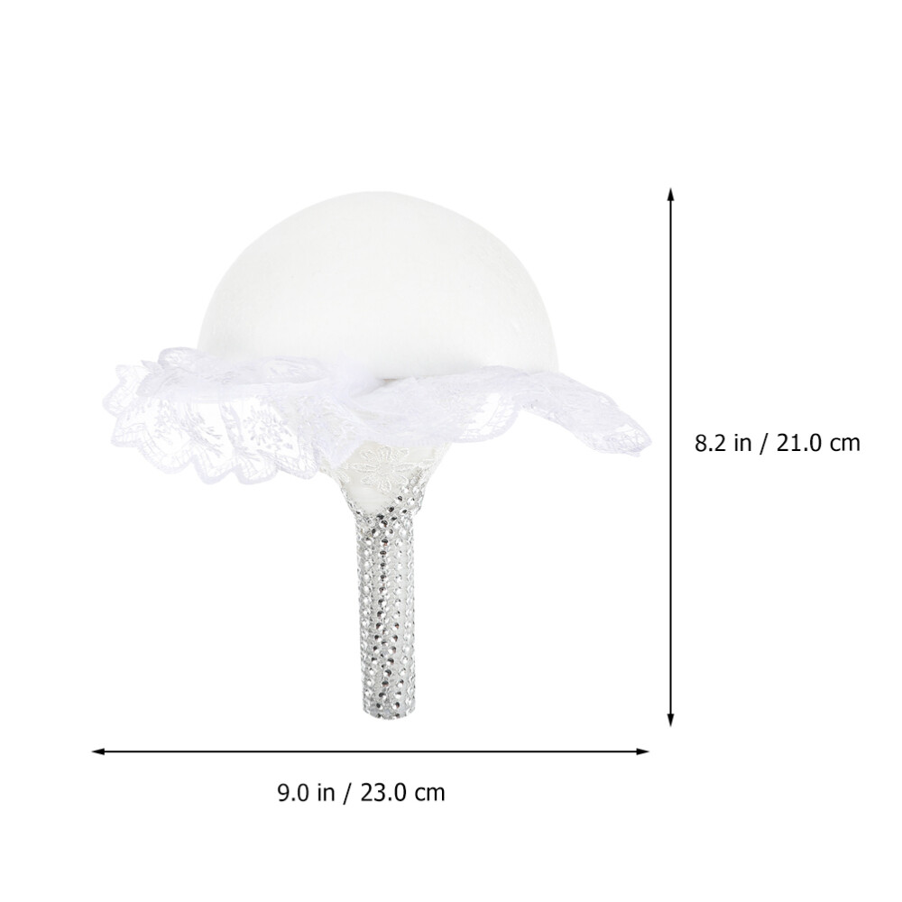 2PCS Bridal Flower Bouquet Holder Bridal Bouquet Handle Flower DIY Accessories