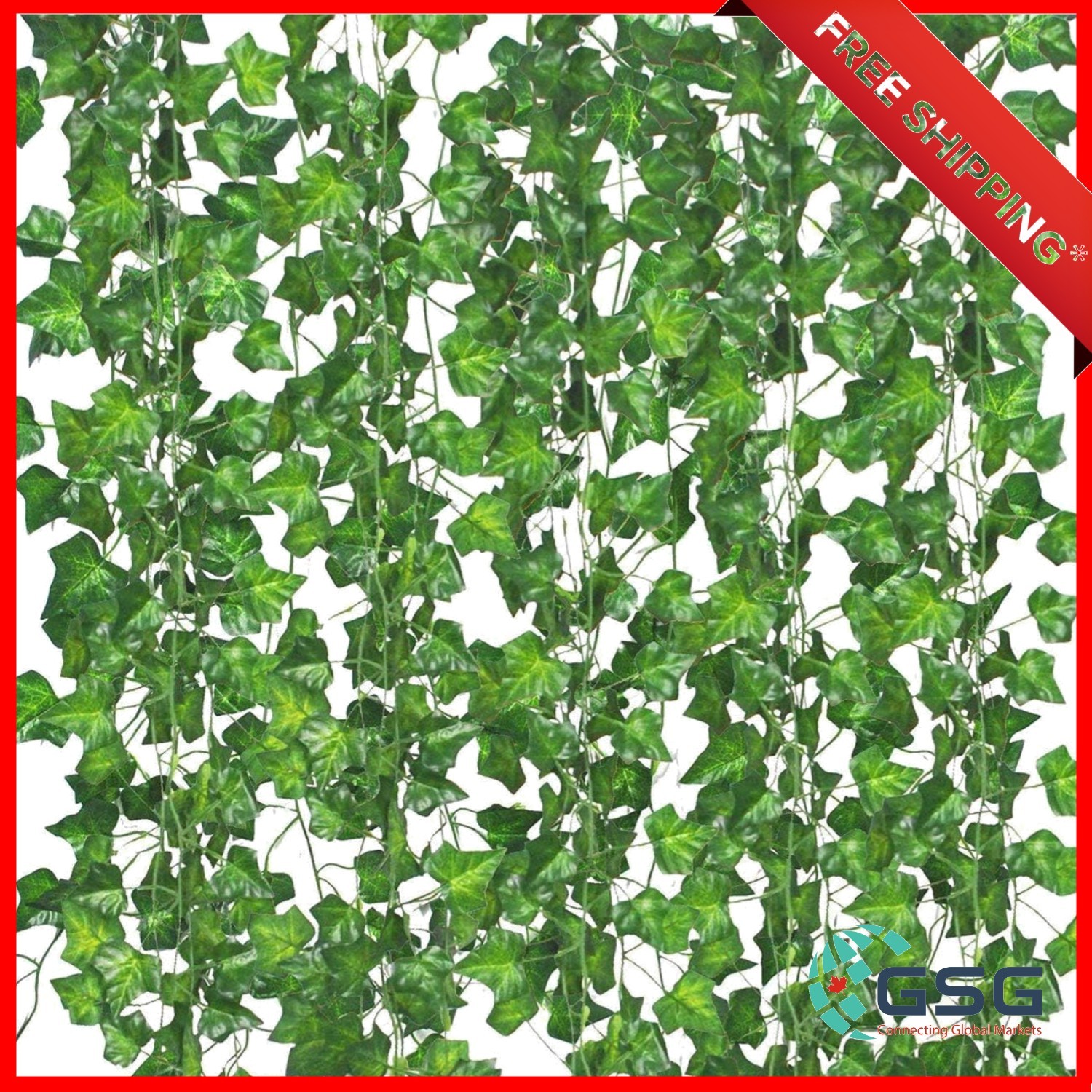 12 Pack Fake Vines for Room Decor Artificial Ivy Garland with Clip Green Flow…