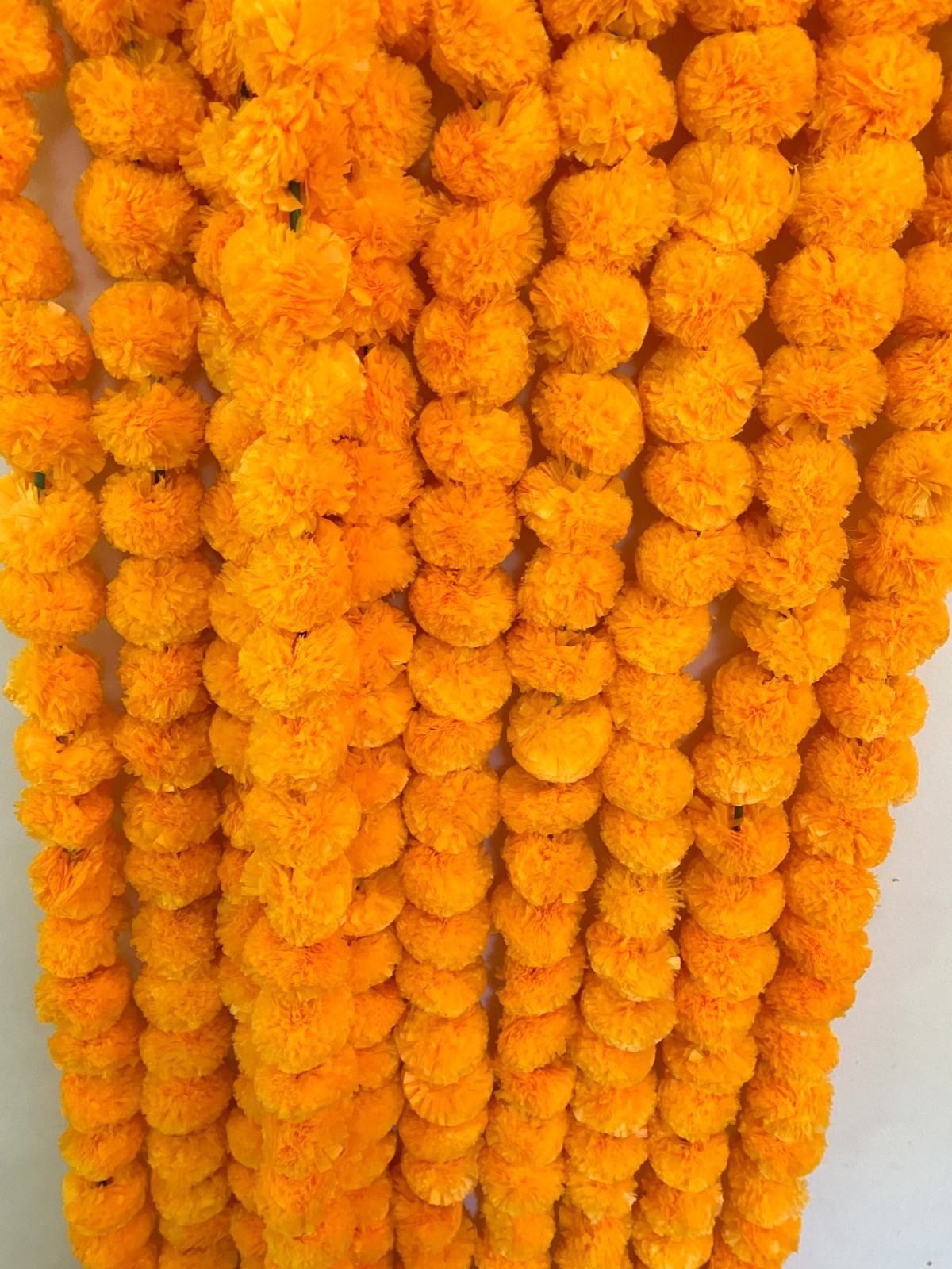 Marigold Garland, Dia De Los Muertos, Day of the Dead Altar (pack of 10)