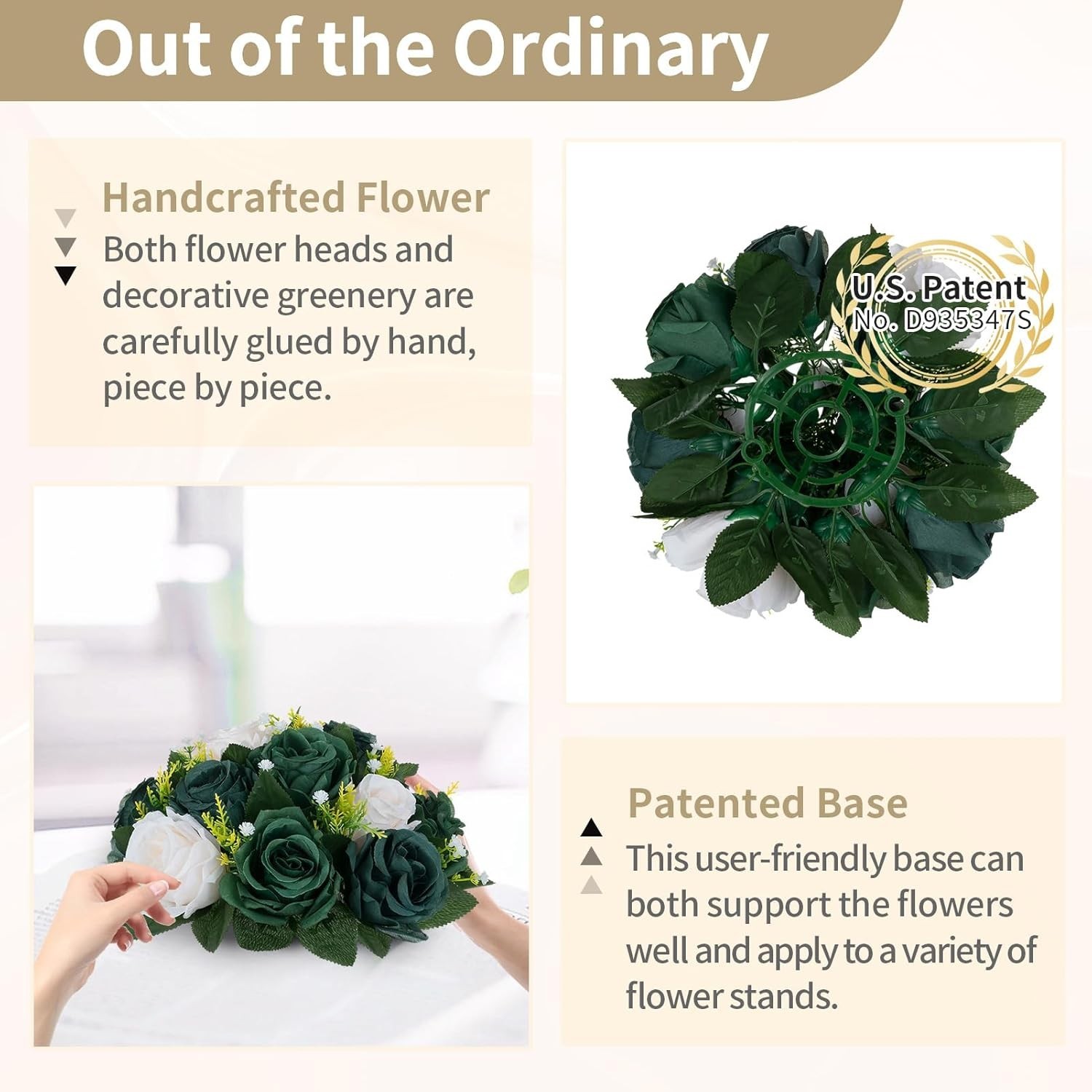 Ready-to-Use Silk Flower Balls – 2 Pcs Decorative Centerpieces for Any Occasion