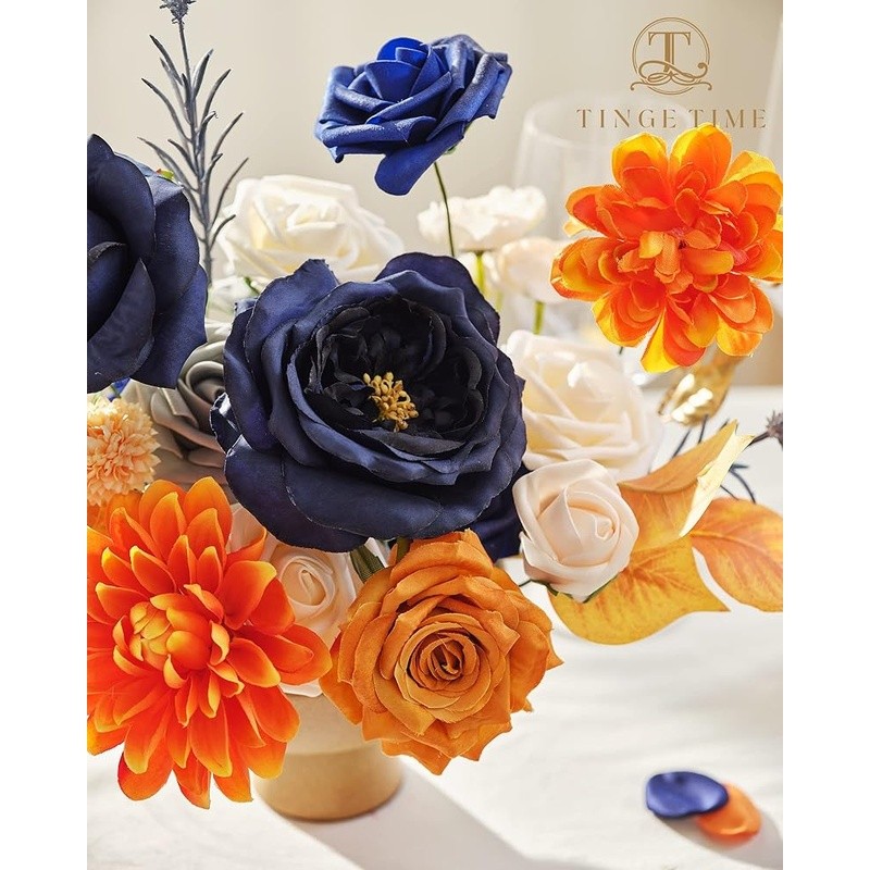 DIY Artificial Flower Box Set Bouquets Crafts Weddings Decorations Gifts New