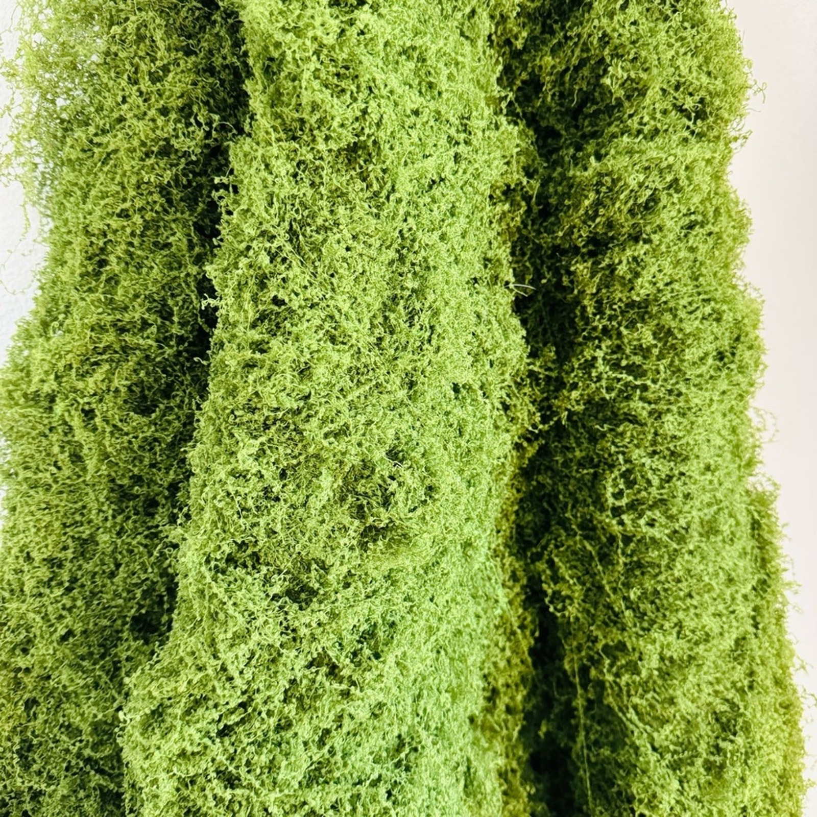 NEW ANTHROPOLOGIE TERRAIN Green Faux Moss Floral Plant Sheet Mat Rug DIY Decor