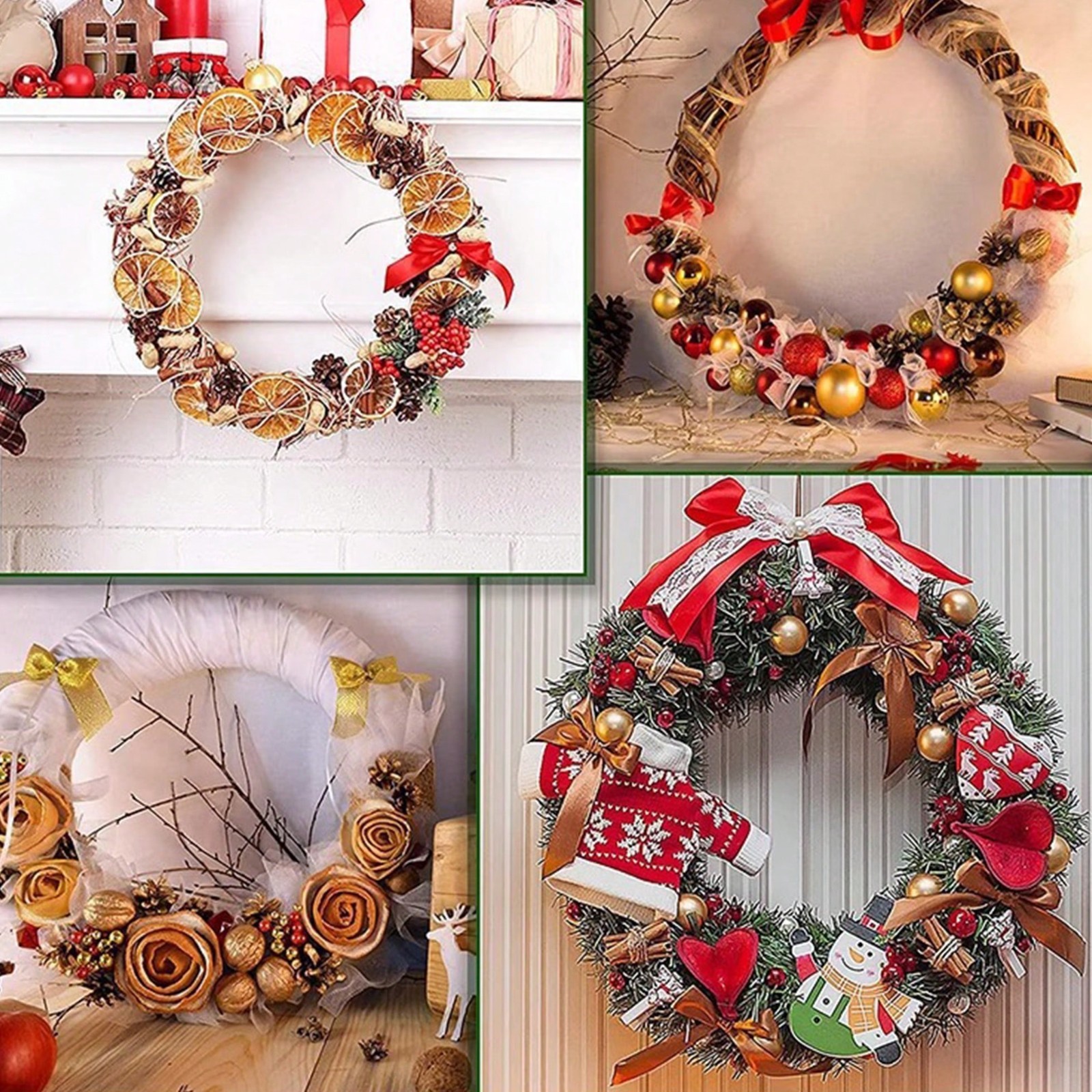 NEW 5 Pcs Natural Vine Wreath Frame, Grape Vine Strips for DIY Handmade Weaving