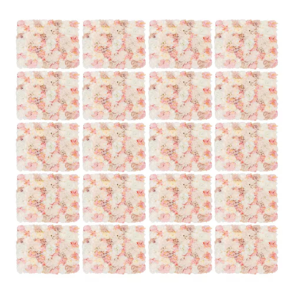 15.75 In. X 23.62 In. 20-Pieces Multi-Colored Artificial Dahlia Rose Flowering P
