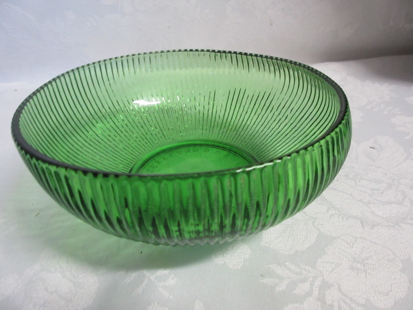 3 1950’s Vintage E O BRODY Forest Green Florist Bowls, ALL DIFFERENT!!