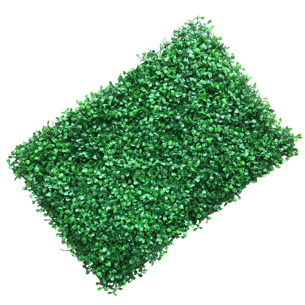 12 Pcs Green Fence Panel Grass Artificial Boxwood Hedge Wall Panels for Backyard