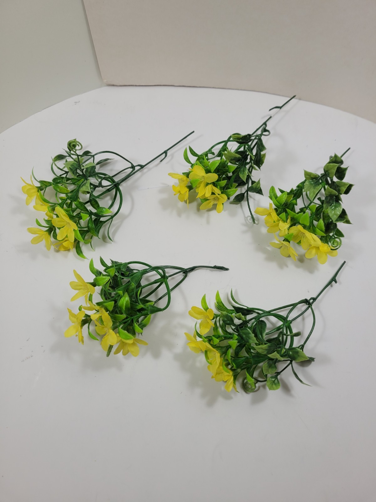 Large Lot of Faux/ Artificial Flowers 24 Stalks of Flowers + 13 Stalks of Leaves