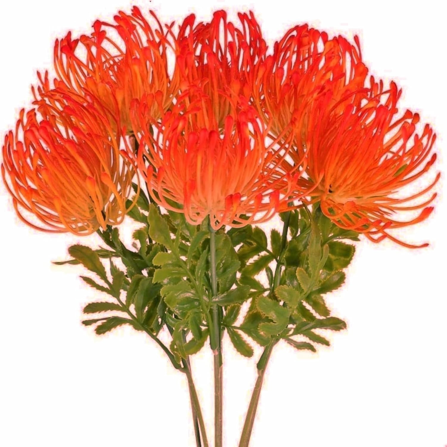 6 PCS Tropical Flowers Arrangement for Home Kitchen Office Indoor Outdoor Decor