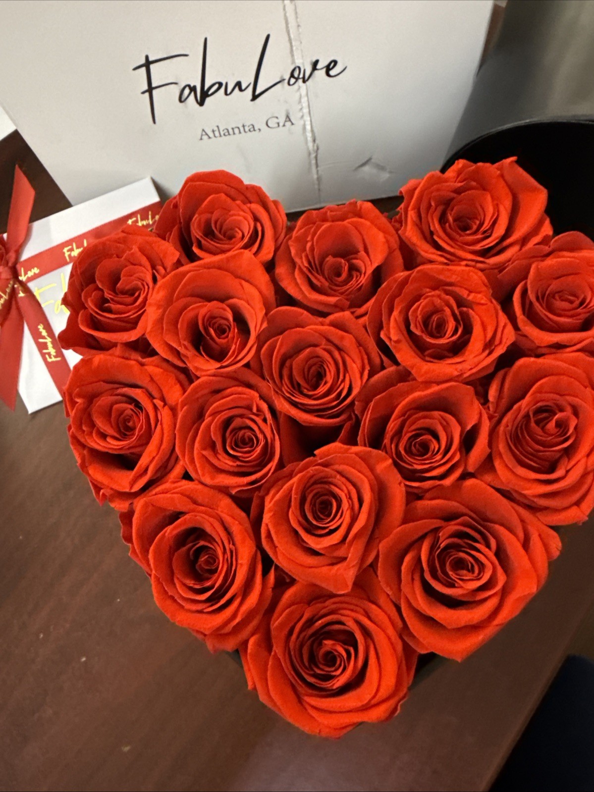 FabuLove Eternal Preserved Roses in a Box – Flowers Forever, Red 16