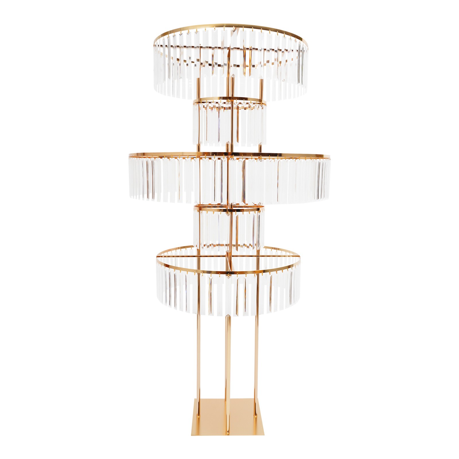 Metal Pedestal Stand 5.09ft Height Wedding Flower Stand Wedding Pedestal Stand