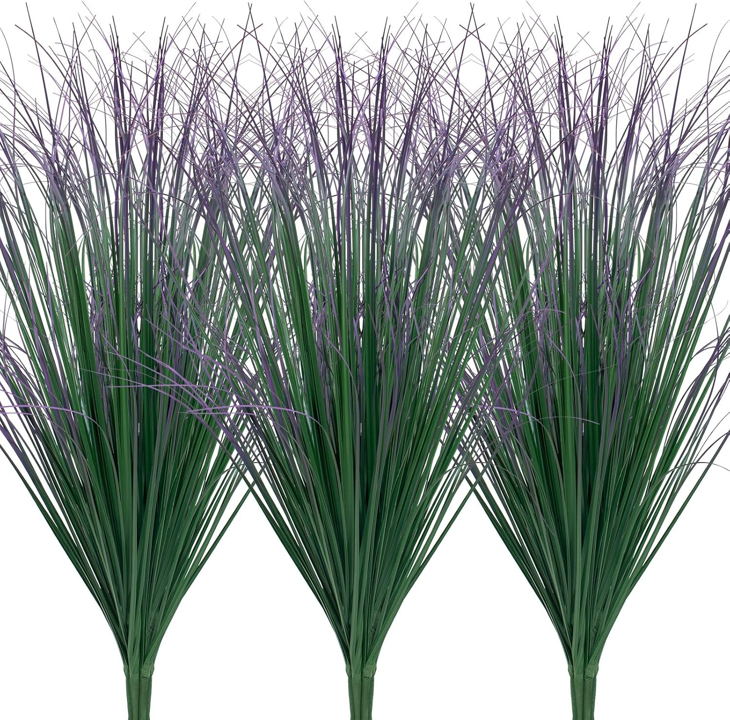 12Pcs Artificial Grass Plants, Faux Shrubs Wheat Grass, Artificial Tall Grass