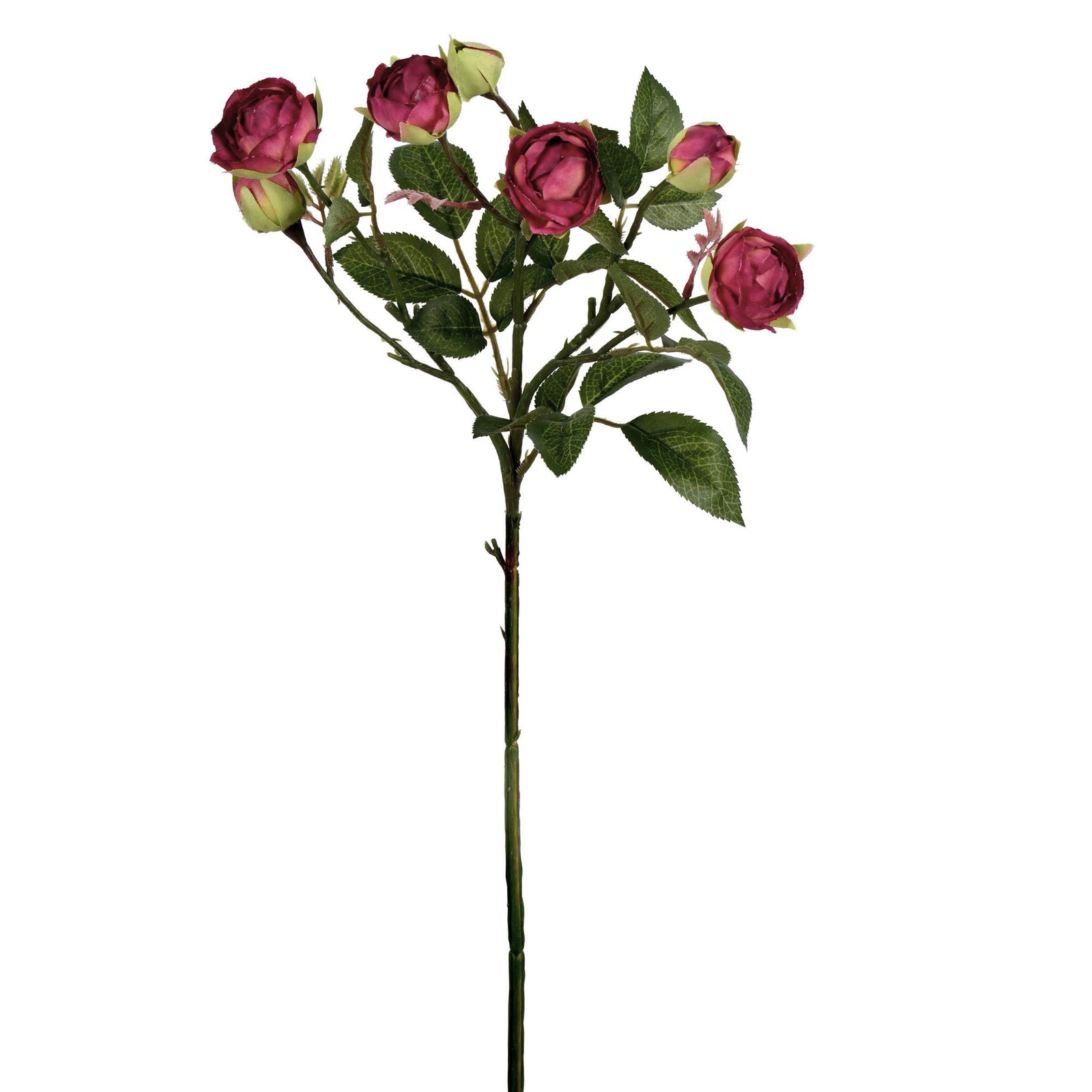 Vickerman 20.5″ Fabric Artificial Tea Rose Spray in Purple (Set of 3)