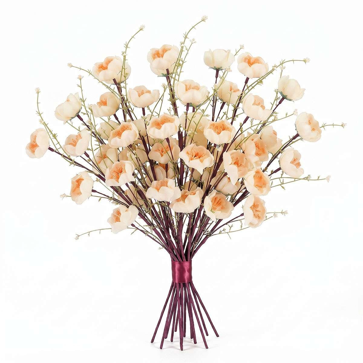 Artificial Silk Rhododendron Flowers Ornaments Home Wedding Decor UV Resistant