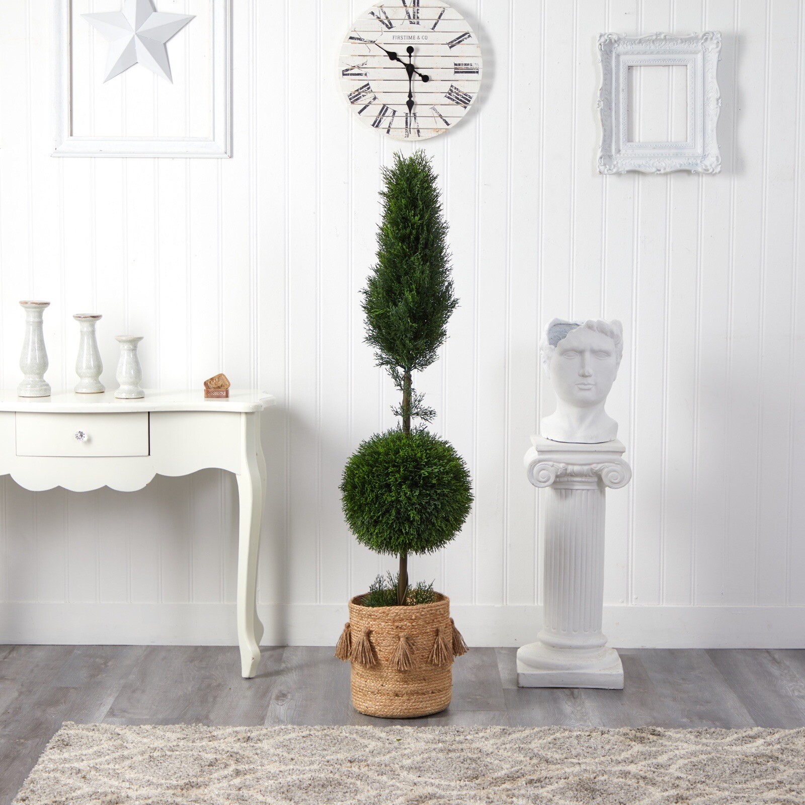 5′ Topiary Cedar Artificial Double Cypress Tree UV (Indoor/Outdoor). Retail $302