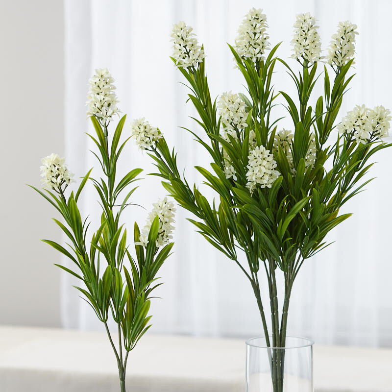 Group of 6 Cream Artificial Star Flower 26″ Floral Sprays