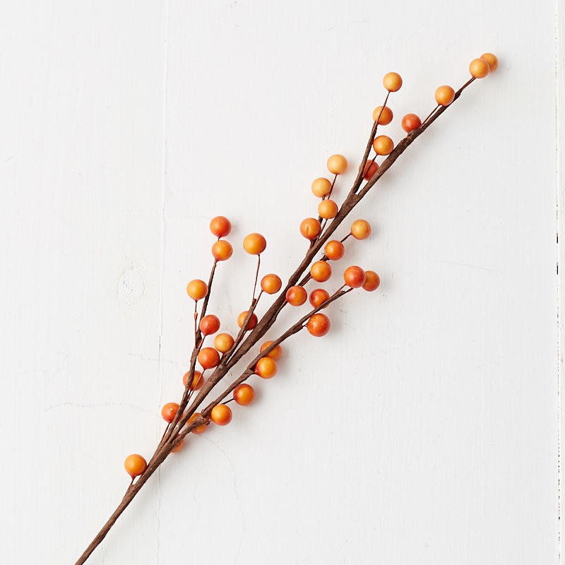 Factory Direct Craft Set of 24 Autumn Orange Artificial Berry 22″ Sprays