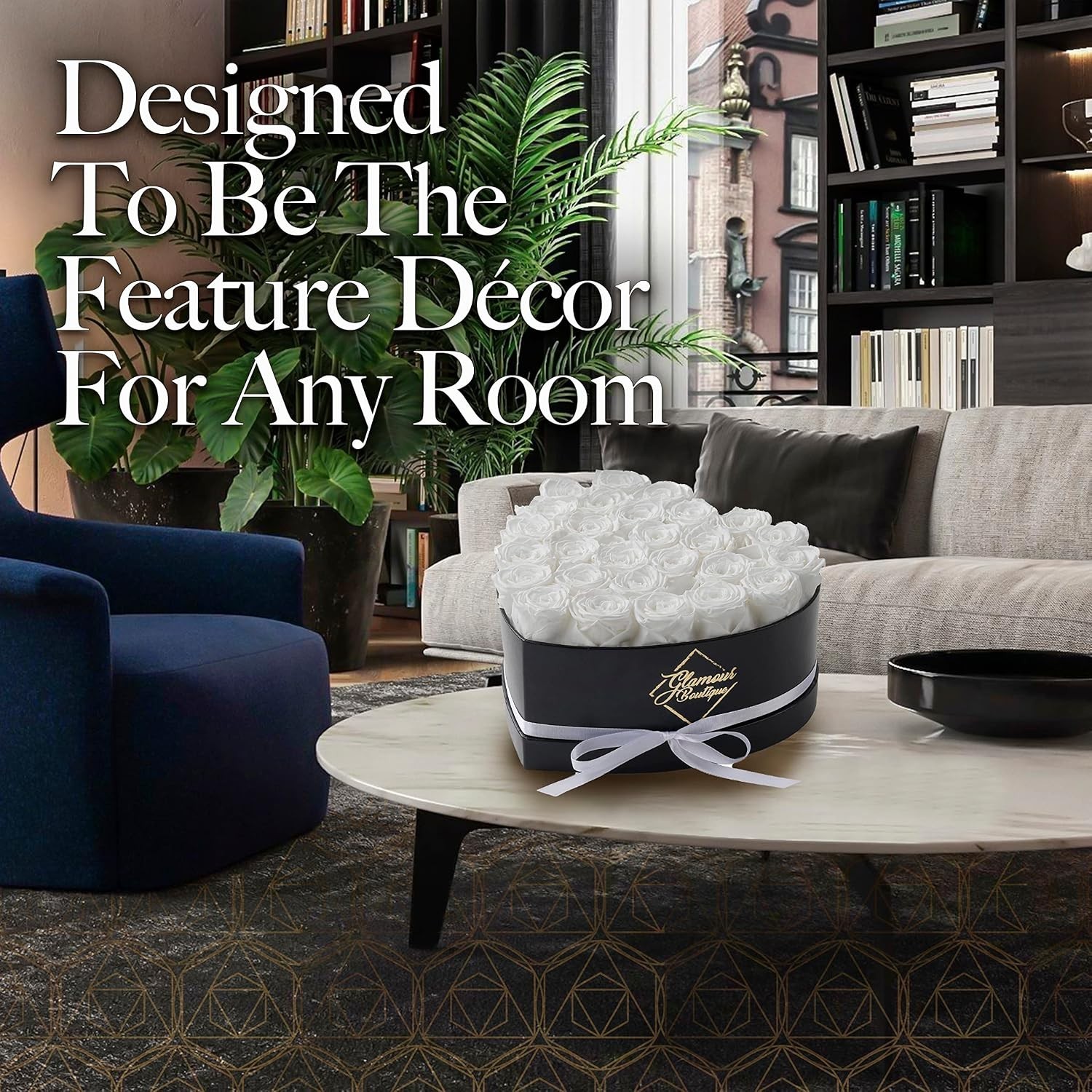 White Eternal Roses – Perfect Gift for Mother’s Day