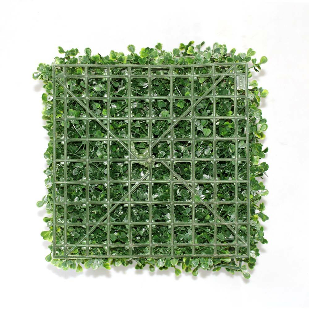 24PCS 10″x10″ Artificial Plants Mat Wall Hedge Decor Privacy Fence Panel Grass
