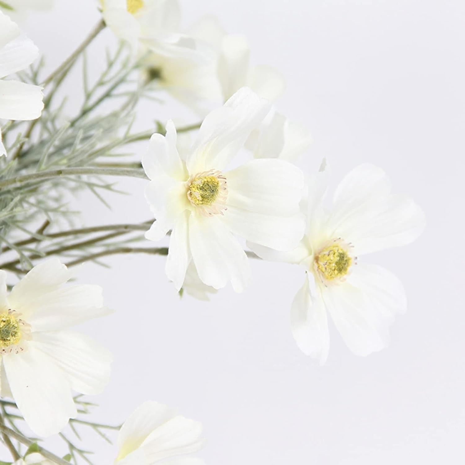 2 Pcs Artificial Fake Flowers Plants Cosmos Silk Flower Arrangements Wedding