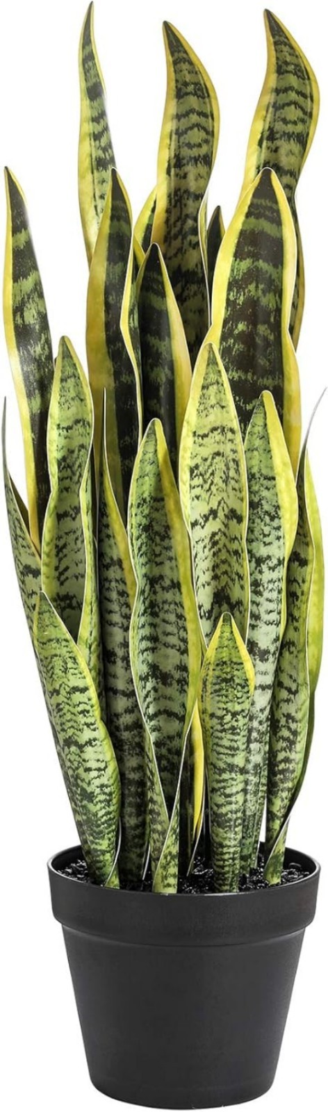 Stylish 26-Inch Artificial Snake Plant – Handmade Quality for Elegant Spaces