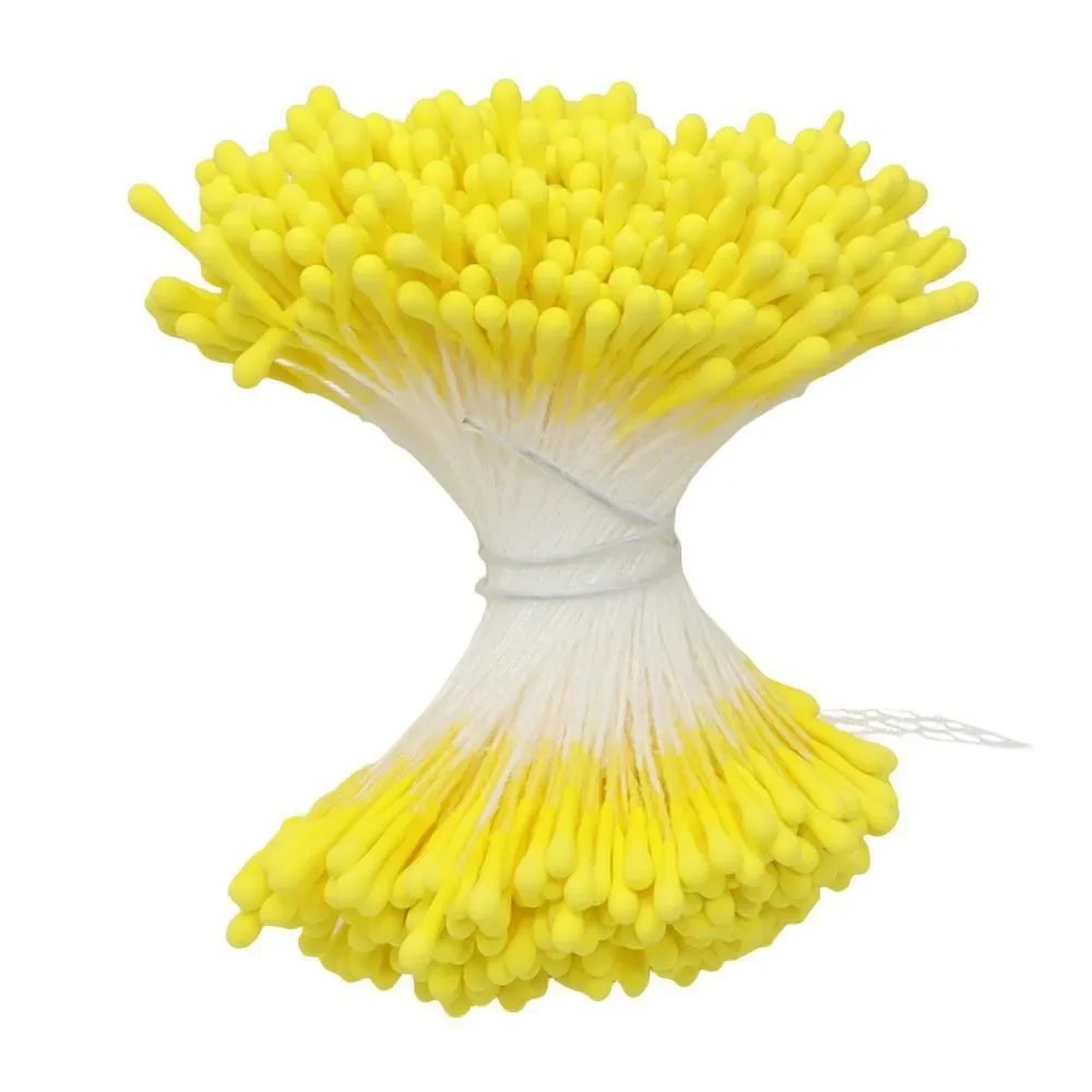 400Pcs 2Mm Moulti Options Artificial Flower Stamen Mini Pearl Floral Pistil for
